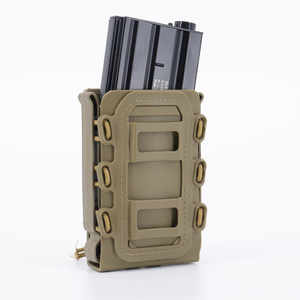 Tactical Scorpion Fast Mag Quick Release Mag TPR Molle Pouch Magazine Holster for Ar15 M4 5.56 7.62 9mm